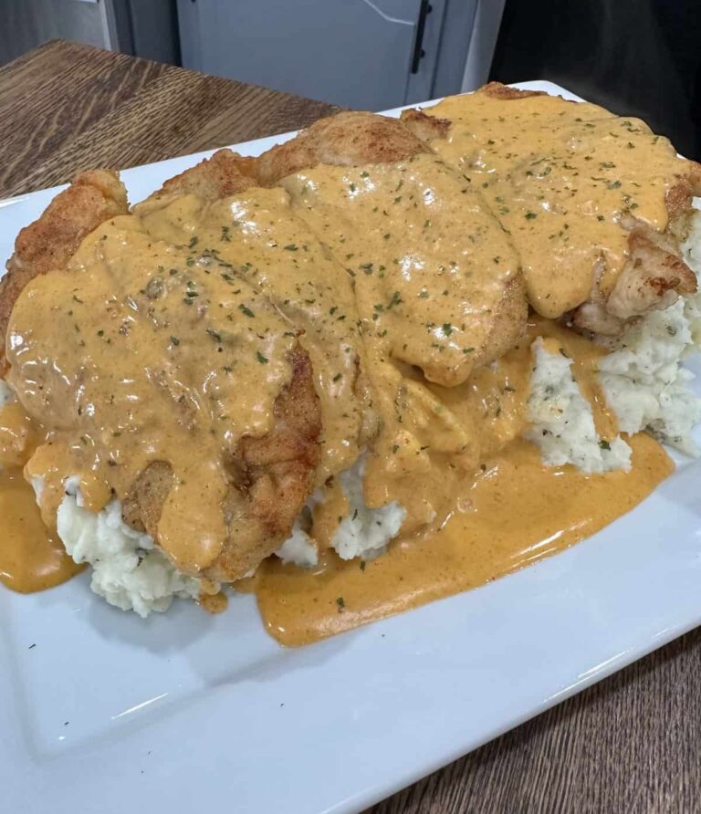 Chicken with Pan-Fried Cream